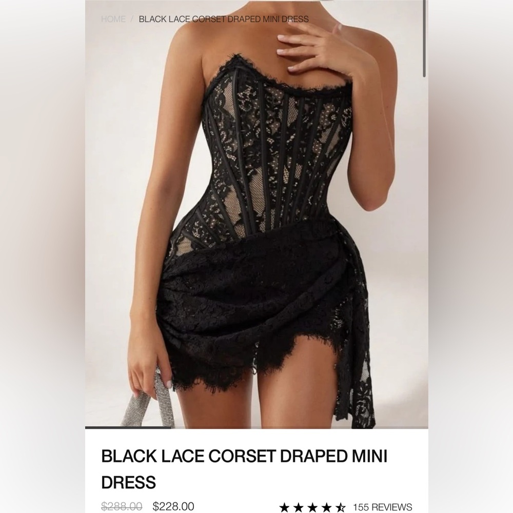 Heiress beverly hills corset dress XS